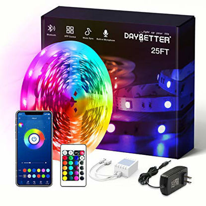 Picture of Daybetter SMD 5050 App Control Bluetooth Led Strip Lights - 25ft