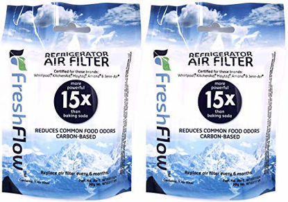 Picture of Fresh Flow W10311524 Air Filter Cartridge for Whirlpool Refrigerator's 2-Pack