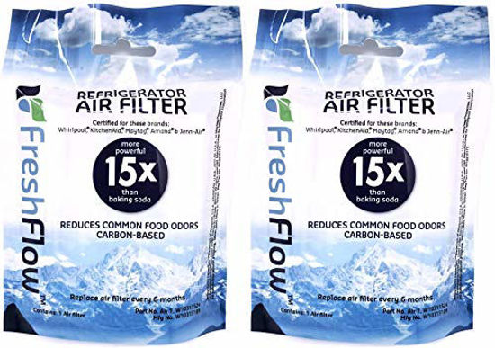 Picture of Fresh Flow W10311524 Air Filter Cartridge for Whirlpool Refrigerator's 2-Pack