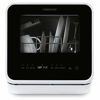 Picture of Farberware FDW05ASBWHA Complete Portable Countertop Dishwasher with 5-Liter Built-in Water Tank, 5 Programs, Baby Care, Glass & Fruit Wash-Black/White