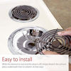 Picture of Electric Stove Burner Covers by Lindas Essentials (50 Pack) | Disposable Aluminium Stove Burner Liners | Round Foil 6 and 8 Inch Burner Liners Keep Electric Range Stove Clean From Oil and Food Drips