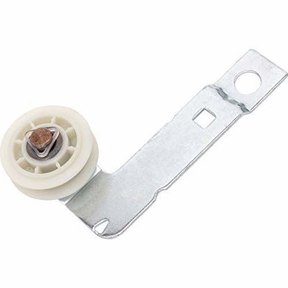 Picture of Ultra Durable W10837240 Dryer Idler Pulley With Bracket Replacement Part by Blue Stars - Exact Fit For Whirlpool & Kenmore Dryers - Replaces W10547290 W10118754 W10118756 W10547287