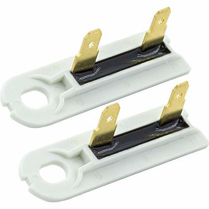 Picture of 3392519 Dryer Thermal Fuse Pack of 2 - Replacement Part by BlueStars - Exact Fit for Whirlpool Kenmore - Replaces 3388651 694511 80005 WP3392519VP
