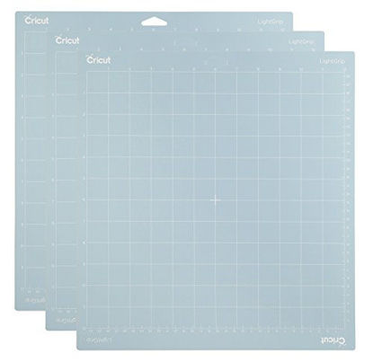 Picture of Cricut LightGrip Adhesive Cutting Mat 12"x12" - For Cricut Explore Air 2/Cricut Maker - 3 Pack