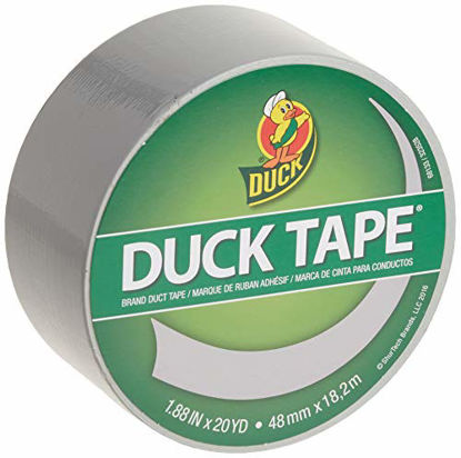 Picture of Duck Brand Colored Duct Tape, Dove Grey, 1.88 Inches x 20 Yards, Single Roll (285226)