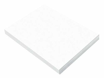 Picture of SunWorks Heavyweight Construction Paper, 9 x 12 Inches, Bright White, 100 Sheets