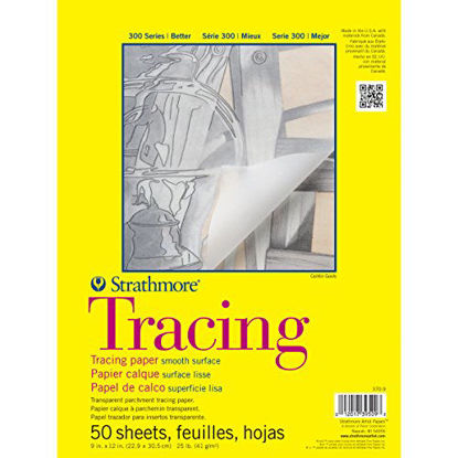 Picture of Strathmore 300 Tracing Pad, 11"x14" Tape Bound, 50 Sheets