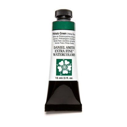 Picture of DANIEL SMITH Extra Fine Watercolor Paint, 15ml Tube, Phthalo Green (Yellow Shade), 284600079