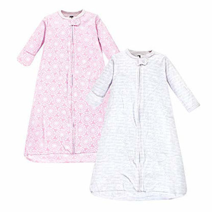 Picture of Hudson Baby unisex baby Cotton Long-Sleeve Sleeping Bag, Sack, Wearable Blanket, Script, 3-9 Month US