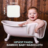 Picture of Hypoallergenic Bamboo Baby Washcloths - 2 Layer Ultra Soft Absorbent Bamboo Towel - Newborn Bath & Face Towel - Washcloths for Delicate Skin - Boy Girl Shower Gift (Gray Stripe, 6 Pack)
