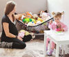 Picture of MiniOwls Toy Storage Hammock - Organizational Stuffed Animal Net for Play Room or Bedroom. Fits 20-30 Plushies. Comes in a Gift Box. (Black, X-Large)