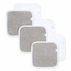 Picture of Burt's Bees Baby - Washcloths, Absorbent Knit Terry, Super Soft 100% Organic Cotton (Heather Grey, 6-Pack)