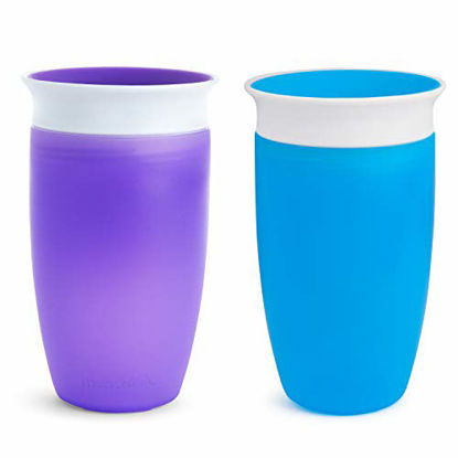 Picture of Munchkin Miracle 360 Sippy Cup, Blue/Purple, 10 Oz, 2 Count
