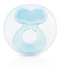 Picture of Nuby Silicone Teethe-eez Teether with Bristles, Includes Hygienic Case, Blue