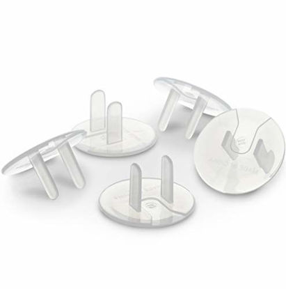 Picture of Outlet Plug Covers (32 Pack) Clear Child Proof Electrical Protector Safety Caps - Jool Baby