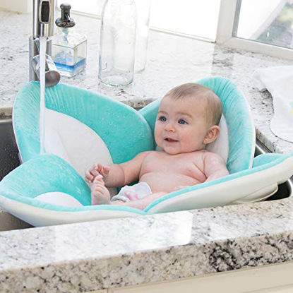 Picture of Blooming Bath Lotus - Baby Bath (Seafoam/White/Gray)