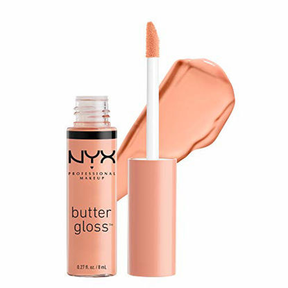 Picture of NYX PROFESSIONAL MAKEUP Butter Gloss - Fortune Cookie (True Nude), Non-Sticky Formula