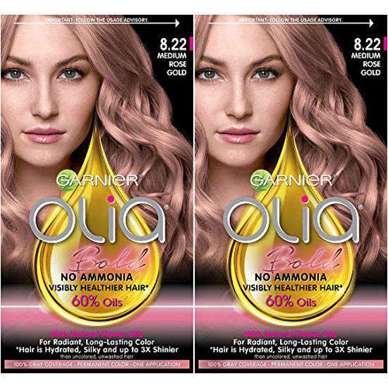 GetUSCart- Garnier Olia Bold Oil Powered Permanent Hair Color, Medium Rose, (Packaging May Vary), 2 Pack GetUSCart- Garnier Olia Bold Oil Powered Permanent Hair Color, Medium Rose, (Packaging May Vary), 2 Pack