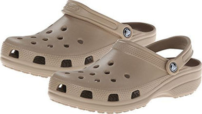 Picture of Crocs Unisex Classic Clog | Water Comfortable Slip On Shoes, Khaki, 8 US Men