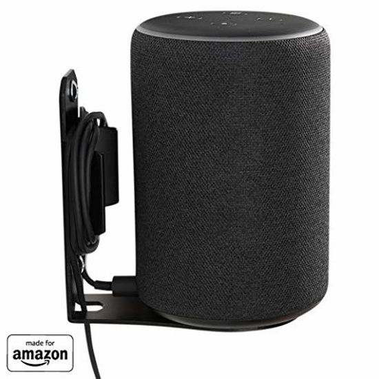 Picture of "Made for Amazon" Wall Mount for Echo (2nd Gen or 3rd Gen) and Echo Plus (2nd Gen) - Black