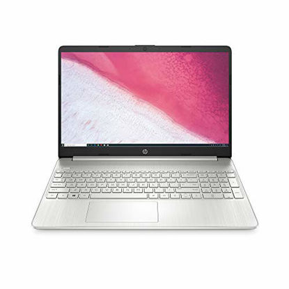 Picture of HP 15.6-inch HD Laptop, AMD Ryzen 3 3200U Processor, 8 GB RAM, 256 GB SSD, Windows 10 Home (15-ef0021nr, Natural Silver)