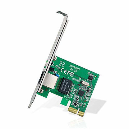 Picture of TP-Link 10/100/1000Mbps Gigabit Ethernet PCI Express Network Card (TG-3468), PCIE Network Adapter, Network Card, Ethernet Card for PC, Win10 supported