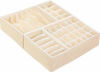 Picture of Simple Houseware Closet Underwear Organizer Drawer Divider 4 Set, Beige