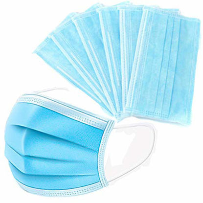 Picture of 50Pcs Disposable Filter Mask 3 Ply Earloop Face Masks