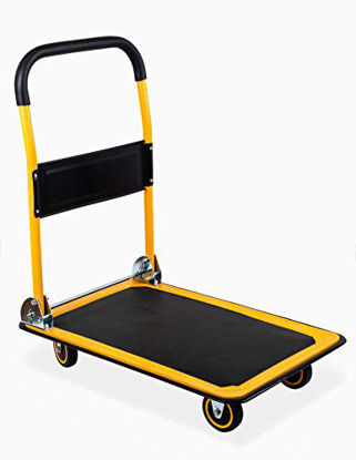 Picture of MaxWorks 80876- Foldable Platform Truck Push Dolly 330 lb. Weight Capacity