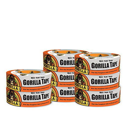 Picture of Gorilla White Duct Tape, 1.88" x 30 yd, White, (Pack of 9)