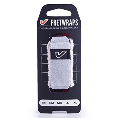 Picture of Gruv Gear FretWraps HD 'Stone' String Muter 1-Pack (White, Medium) (FW-1PK-WHT-MD)