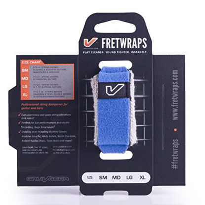 Picture of Gruv Gear FretWraps HD 'Sky' String Muters 1-Pack (Blue, Medium) (FW-1PK-BLU-MD)