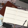 Picture of 2021 Planner - Weekly/Monthly Planner, 8.5" x 11", Soft Leather cover with Thick Paper, Back Pocket with 24 Notes Pages - Brown
