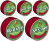 Picture of Duck Brand 1265014 Color Duct Tape, Red, 1.88 Inches x 20 Yards, Single Roll, 5 Pack