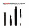 Picture of Matte Black Forest Fountain Pen Extra Fine Nib Classic Design with Converter and Metal Pen Box Set by Hongdian