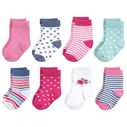 Picture of Touched by Nature Baby Organic Cotton Socks, Garden Floral, 6-12 Months