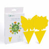 Picture of Garsum Sticky Trap,Fruit Fly and Gnat Trap Yellow Sticky Bug Traps for Indoor/Outdoor Use - Insect Catcher for White Flies,Mosquitos,Fungus Gnats,Flying Insects - Disposable Glue Trappers(24 pcs)