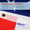 Picture of Anley Fly Breeze 3x5 Foot American US Flag - Vivid Color and UV Fade Resistant - Canvas Header and Double Stitched - USA Flags Polyester with Brass Grommets 3 X 5 Ft