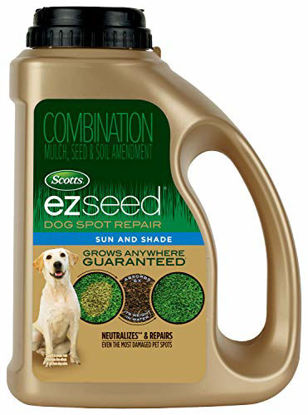 Picture of Scotts EZ Seed Dog Spot Repair Sun and Shade - 2 Lb., Mulch, Seed and Soil Amendment with Protectant and Tackifier, Repairs Pet Spots