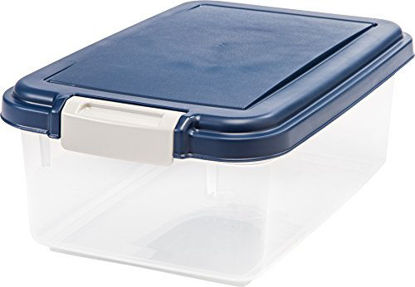 Picture of IRIS Airtight Food Storage Container, Navy