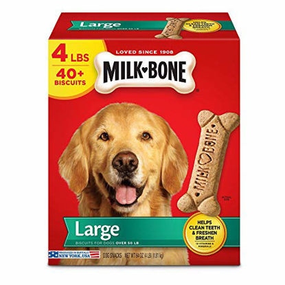 Picture of Milk-Bone Original Dog Treats Biscuits for Large Dogs, 4 Pounds (Pack of 2)