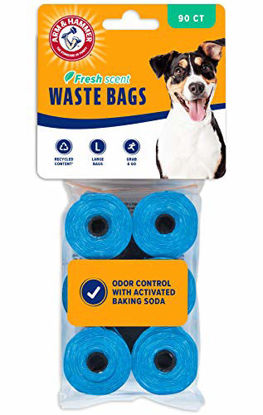 Picture of Arm & Hammer Easy-Tear Disposable Waste Bag Refills Assorted Colors Various Multi-packs Available