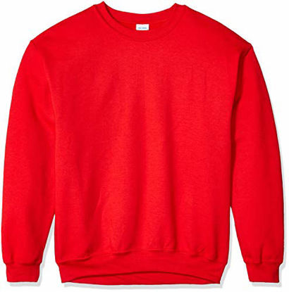Picture of Gildan Men's Fleece Crewneck Sweatshirt, Style G18000, Red, X-Large