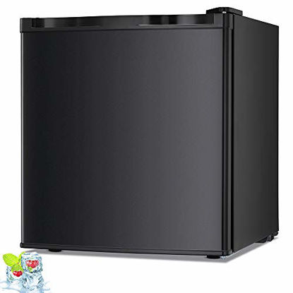 Picture of Kismile 1.1 Cu.ft Upright Freezer with Compact Reversible Single Door,Removable Shelves Free Standing Mini Freezer with Adjustable Thermostat for Home/Kitchen/Office