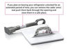 Picture of Refrigerator Door Lock WITHOUT PADLOCK - White