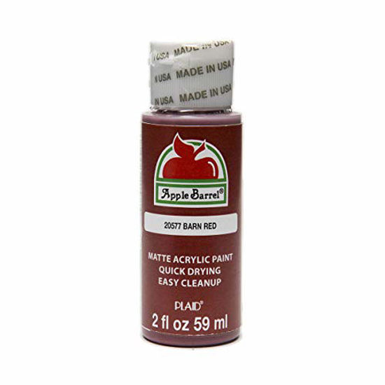 Picture of Apple Barrel Acrylic Paint in Assorted Colors (2 oz), 20577, Barn Red