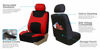 Picture of FH Group FB030RED115 full seat cover (Side Airbag Compatible with Split Bench Red)