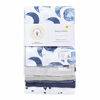 Picture of Burt's Bees Baby - Burp Cloths, 5-Pack Extra Absorbent 100% Organic Cotton Burp Cloths (Hello Moon!) (LY27010-IND-OS-H)