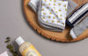 Picture of Burt's Bees Baby - Washcloths, Absorbent Knit Terry, Super Soft 100% Organic Cotton (Honey Bee Cloud, 3-Pack)