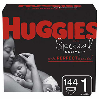 Picture of Huggies Special Delivery Hypoallergenic Baby Diapers, Size 1, 144 Ct, One Month Supply